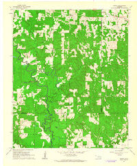 Darwin Oklahoma Historical topographic map, 1:24000 scale, 7.5 X 7.5 Minute, Year 1961