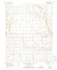 Deer Creek Oklahoma Historical topographic map, 1:24000 scale, 7.5 X 7.5 Minute, Year 1968