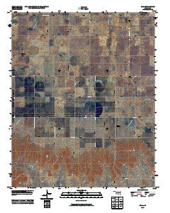 Delhi Oklahoma Historical topographic map, 1:24000 scale, 7.5 X 7.5 Minute, Year 2010