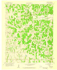 Denver Oklahoma Historical topographic map, 1:24000 scale, 7.5 X 7.5 Minute, Year 1958