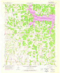 Denver Oklahoma Historical topographic map, 1:24000 scale, 7.5 X 7.5 Minute, Year 1958