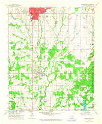 Duncan South Oklahoma Historical topographic map, 1:24000 scale, 7.5 X 7.5 Minute, Year 1964