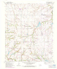 El Reno NE Oklahoma Historical topographic map, 1:24000 scale, 7.5 X 7.5 Minute, Year 1972