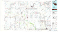Elk City Oklahoma Historical topographic map, 1:100000 scale, 30 X 60 Minute, Year 1985