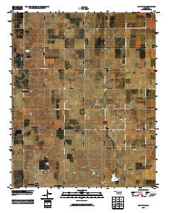Elk City SE Oklahoma Historical topographic map, 1:24000 scale, 7.5 X 7.5 Minute, Year 2010