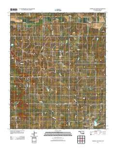 Elmore City North Oklahoma Historical topographic map, 1:24000 scale, 7.5 X 7.5 Minute, Year 2013