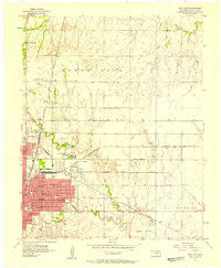 Enid East Oklahoma Historical topographic map, 1:24000 scale, 7.5 X 7.5 Minute, Year 1955