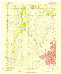 Enid West Oklahoma Historical topographic map, 1:24000 scale, 7.5 X 7.5 Minute, Year 1955