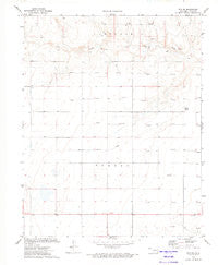 Eva SE Oklahoma Historical topographic map, 1:24000 scale, 7.5 X 7.5 Minute, Year 1973