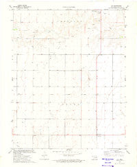 Eva Oklahoma Historical topographic map, 1:24000 scale, 7.5 X 7.5 Minute, Year 1973