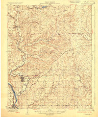 Fairfax Oklahoma Historical topographic map, 1:62500 scale, 15 X 15 Minute, Year 1932