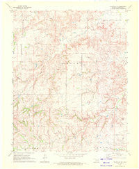 Fairvalley SE Oklahoma Historical topographic map, 1:24000 scale, 7.5 X 7.5 Minute, Year 1970