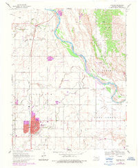 Fairview Oklahoma Historical topographic map, 1:24000 scale, 7.5 X 7.5 Minute, Year 1969