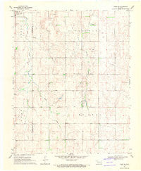 Fargo SE Oklahoma Historical topographic map, 1:24000 scale, 7.5 X 7.5 Minute, Year 1969