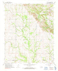 Fittstown Oklahoma Historical topographic map, 1:24000 scale, 7.5 X 7.5 Minute, Year 1967