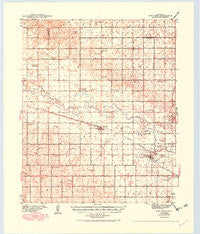 Fort Reno Oklahoma Historical topographic map, 1:62500 scale, 15 X 15 Minute, Year 1941