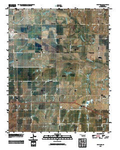 Fort Reno Oklahoma Historical topographic map, 1:24000 scale, 7.5 X 7.5 Minute, Year 2009