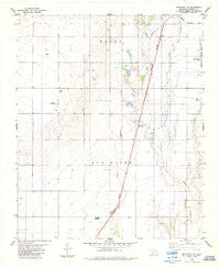 Frederick SE Oklahoma Historical topographic map, 1:24000 scale, 7.5 X 7.5 Minute, Year 1984