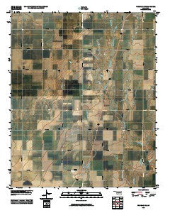 Frederick SE Oklahoma Historical topographic map, 1:24000 scale, 7.5 X 7.5 Minute, Year 2010