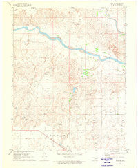 Gate NW Oklahoma Historical topographic map, 1:24000 scale, 7.5 X 7.5 Minute, Year 1970
