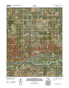Glass Mountains NE Oklahoma Historical topographic map, 1:24000 scale, 7.5 X 7.5 Minute, Year 2012