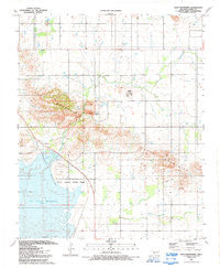 Glen Mountains Oklahoma Historical topographic map, 1:24000 scale, 7.5 X 7.5 Minute, Year 1991