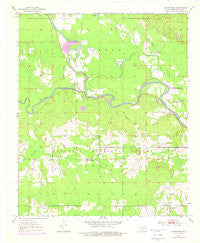 Goodwater Oklahoma Historical topographic map, 1:24000 scale, 7.5 X 7.5 Minute, Year 1950