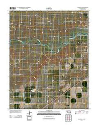 Goodwell NE Oklahoma Historical topographic map, 1:24000 scale, 7.5 X 7.5 Minute, Year 2012