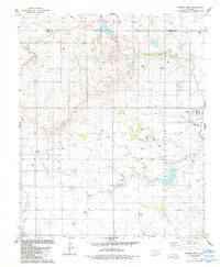 Gotebo West Oklahoma Historical topographic map, 1:24000 scale, 7.5 X 7.5 Minute, Year 1984
