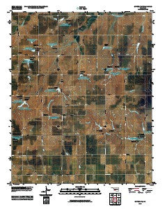 Gotebo NW Oklahoma Historical topographic map, 1:24000 scale, 7.5 X 7.5 Minute, Year 2010