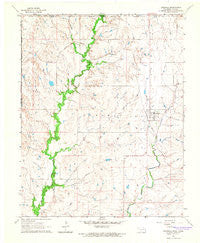 Grainola Oklahoma Historical topographic map, 1:24000 scale, 7.5 X 7.5 Minute, Year 1964