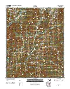 Greasy Oklahoma Historical topographic map, 1:24000 scale, 7.5 X 7.5 Minute, Year 2012