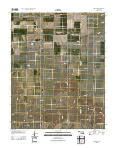 Griggs NE Oklahoma Historical topographic map, 1:24000 scale, 7.5 X 7.5 Minute, Year 2012