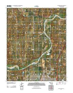 Guthrie North Oklahoma Historical topographic map, 1:24000 scale, 7.5 X 7.5 Minute, Year 2012