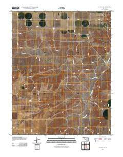 Guymon SW Oklahoma Historical topographic map, 1:24000 scale, 7.5 X 7.5 Minute, Year 2010