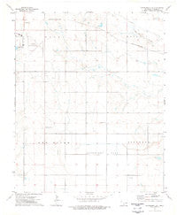 Hackberry Flat Oklahoma Historical topographic map, 1:24000 scale, 7.5 X 7.5 Minute, Year 1974