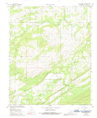 Hartshorne SW Oklahoma Historical topographic map, 1:24000 scale, 7.5 X 7.5 Minute, Year 1967