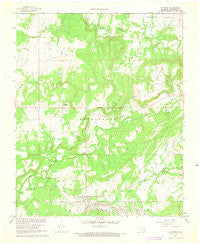 Haywood Oklahoma Historical topographic map, 1:24000 scale, 7.5 X 7.5 Minute, Year 1966