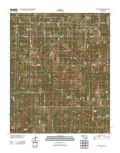 Healdton SW Oklahoma Historical topographic map, 1:24000 scale, 7.5 X 7.5 Minute, Year 2012