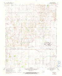 Helena Oklahoma Historical topographic map, 1:24000 scale, 7.5 X 7.5 Minute, Year 1969
