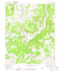 Henryetta SW Oklahoma Historical topographic map, 1:24000 scale, 7.5 X 7.5 Minute, Year 1962