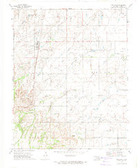 Hitchcock Oklahoma Historical topographic map, 1:24000 scale, 7.5 X 7.5 Minute, Year 1972