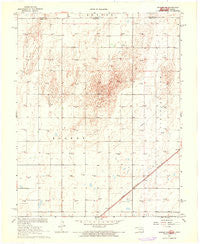 Hooker NW Oklahoma Historical topographic map, 1:24000 scale, 7.5 X 7.5 Minute, Year 1967