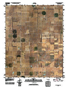 Hooker NW Oklahoma Historical topographic map, 1:24000 scale, 7.5 X 7.5 Minute, Year 2010