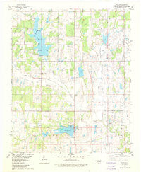 Hope Oklahoma Historical topographic map, 1:24000 scale, 7.5 X 7.5 Minute, Year 1982