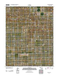 Hough SW Oklahoma Historical topographic map, 1:24000 scale, 7.5 X 7.5 Minute, Year 2012