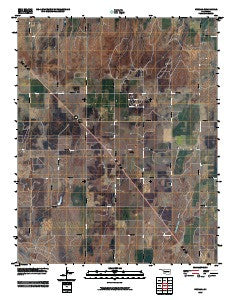 Hucmac Oklahoma Historical topographic map, 1:24000 scale, 7.5 X 7.5 Minute, Year 2010