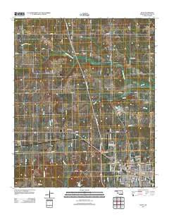 Hugo Oklahoma Historical topographic map, 1:24000 scale, 7.5 X 7.5 Minute, Year 2013