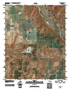 Hydro Oklahoma Historical topographic map, 1:24000 scale, 7.5 X 7.5 Minute, Year 2009