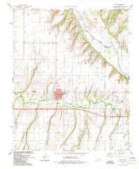 Hydro Oklahoma Historical topographic map, 1:24000 scale, 7.5 X 7.5 Minute, Year 1985